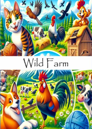 Wild Farm: Coloring Book